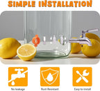 2 Gallon Glass Drink Dispenser - Image 4