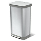 Glad Stainless Steel Step Trash Can, Series 2 by GladTrashFoodStorage
