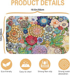 Kitchen Countertop Dish Drying Mat, Super Absorbent Coffee Bar Mat - Image 5