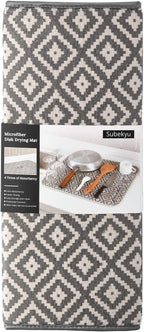 Dish Drying Mat for Kitchen 2 Pack, Ultra Absorbent Microfiber Dishes Drainer - Image 7