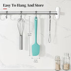 600ºF Heat Resistant Spatula, 11.34 inch High Heat Food Safe Semless Kitchen - Image 2