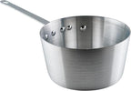 Winco Heavy-Duty Aluminum Tapered Sauce Pan, 4.25 Quart by Winco