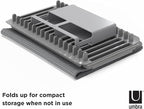 Umbra Udry Dish Rack and Microfiber Drying Mat – Space-Saving Design Folds Up - Image 6