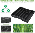 Pipishell Bamboo Expandable Drawer Organizer - Image 3