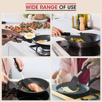 Unicook Flexible Silicone Spatula, 600°F Heat Resistant Silicone Turner - Image 2