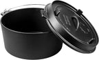 EDGING CASTING Pre-Seasoned Cast Iron Camping Dutch Ovens, Outdoor Camping - Image 4