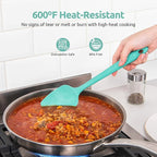U-Taste Silicone Spoon Spatula Set, 600ºF High Heat Resistant Food Grade - Image 9