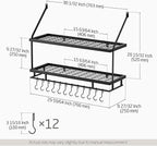 KES 30-Inch Kitchen Pot Rack - Image 6