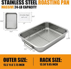 Stainless Steel Roasting Pan - Image 3