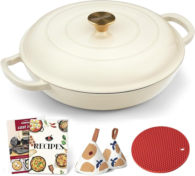 Overmont Enameled Cast Iron Dutch Oven - Image 8