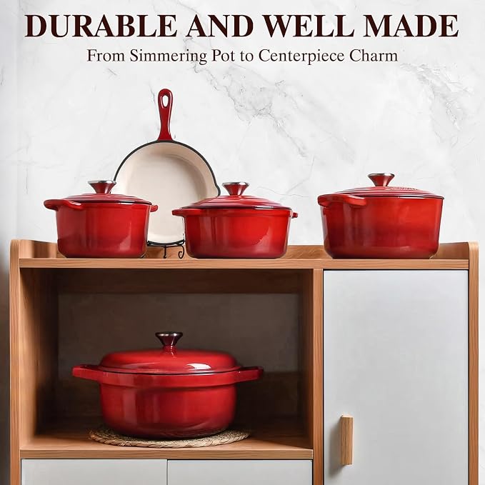Enameled Cast Iron Dutch Oven - Image 9