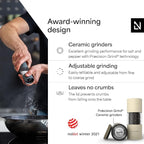 LARS NYSØM Salt and Pepper Grinder Set, Manual Salt and Pepper Mills - Image 2