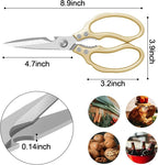 CGBE Kitchen Scissors All Purpose Heavy Duty, Ultra Sharp Stainless Steel - Image 3