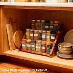 Acacia Wooden Spice Rack for Countertop - Image 8