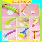 Dough Tool Set, Dough Accessories Includes Storage Container, 3D Animal - Image 5
