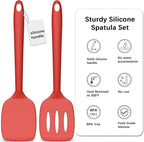Coukre 2 Pack Silicone Spatula Set, High Heat Resistant, BPA Free Kitchen - Image 2