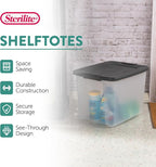 Sterilite 6-Pack ShelfTote, 50 Quart, and Office - Image 4