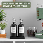 Olive Oil Dispenser Bottle for Kitchen, 16oz Glass Oil and Vinegar Cruet Set - Image 5