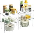 Bobomoment Acrylic Cabinet Organizer, Desk Countertop Shelf Organizer, Pantry - Image 8