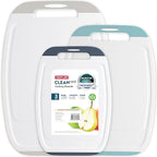 Neoflam Microban Protection Cutting Board 3 Piece Set, Stain & Odor/BPA Free by Neoflam