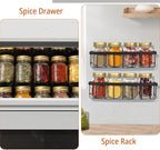 CycleMore 30 Pack 4oz Glass Mason Spice Jars, Round Spice Containers - Image 8