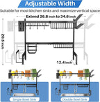 SNTD Over The Sink Dish Drying Rack - Image 3