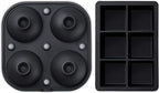 Samuelworld Large Silicone Premium Ice Trays, 2 Inches Big Ice Cube Tray & 2.5 - Image 2