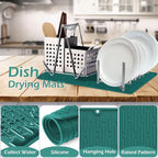 GeeRic Dish Drying Mats, Heat-resistant Silicone Mat - Image 3