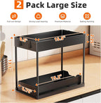 Simple Trending Under Sink Organizer 2 Pack, Sink Pull-Out Sliding Storage - Image 2