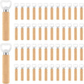 50 Pcs Wooden Bottle Opener Bulk Wooden Beer Opener Engravable DIY Bottle Opener by Yugada
