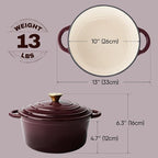 Vintage Style 6 Quart Dutch Oven Pot - Image 4