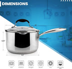 AVACRAFT Stainless Steel Saucepan - Image 2