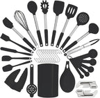 Silicone Kitchen Cooking Utensils Set by BECBOLDF