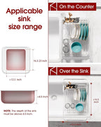 Sakugi Extendable Dish Drying Rack Over Sink - Image 2