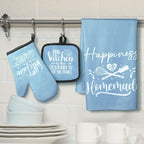 Sratte 6 Pcs Kitchen Decor Accessories Set Farmhouse Towels Pot Holders Oven - Image 2