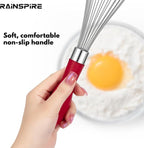 Rainspire 12-Inch Wire Whisk Stainless Steel, Balloon Whisks - Image 4