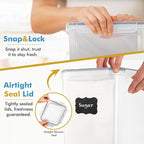 Shazo 2 PC Extra Large Bulk Food Storage Containers - Image 7