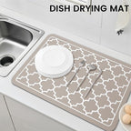 WISELIFE Dish Drying Mat Super Absorbent Drying Mat Large Dish Drying Mats - Image 7