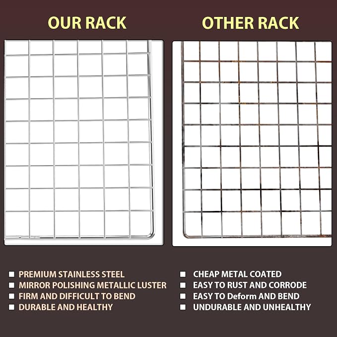 Briout 2PCS Cooling Racks for Cooking and Baking - Image 4