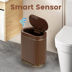 ELPHECO Bathroom Motion Sensor Trash can, 2 Gallon Automatic Garbage Can - Image 3