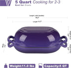 VORRINGARD Enameled Cast Iron Sourdough Bread Oven, Dutch Oven, Loaf Cast Iron - Image 2
