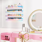 upsimples Acrylic Shelves for Wall Decor, Nail Polish, Wall Organizer for - Image 7