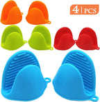 NEPAK 4 Pairs Silicone Cooking Pinch Grips Oven Mitts Potholder - Image 8