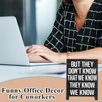 But They Don't Know That We Know Friends-Inspired Sign TV Show Home Room Decor - Image 3