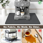 Coffee Mat, Absorbent Dish Drying Mat - Image 4