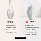 DI ORO Silicone Spoons for Cooking - Image 7