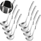 Patelai Hot Pot Slotted Ladle Set Stainless Steel Soup Ladle Strainer Scoops by Patelai