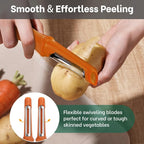Beneno Swivel Vegetable Peeler, Razor-Sharp Smooth Peeling Potato Peelers - Image 8