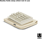 Umbra Udry Dish Rack with Movable Pegs and Microfiber Drying Mat – Space-Saving - Image 7
