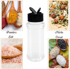 OJYUDD 16 Pack 3.4oz/100ml Plastic Spice Bottles Set, Empty Seasoning Containers - Image 5